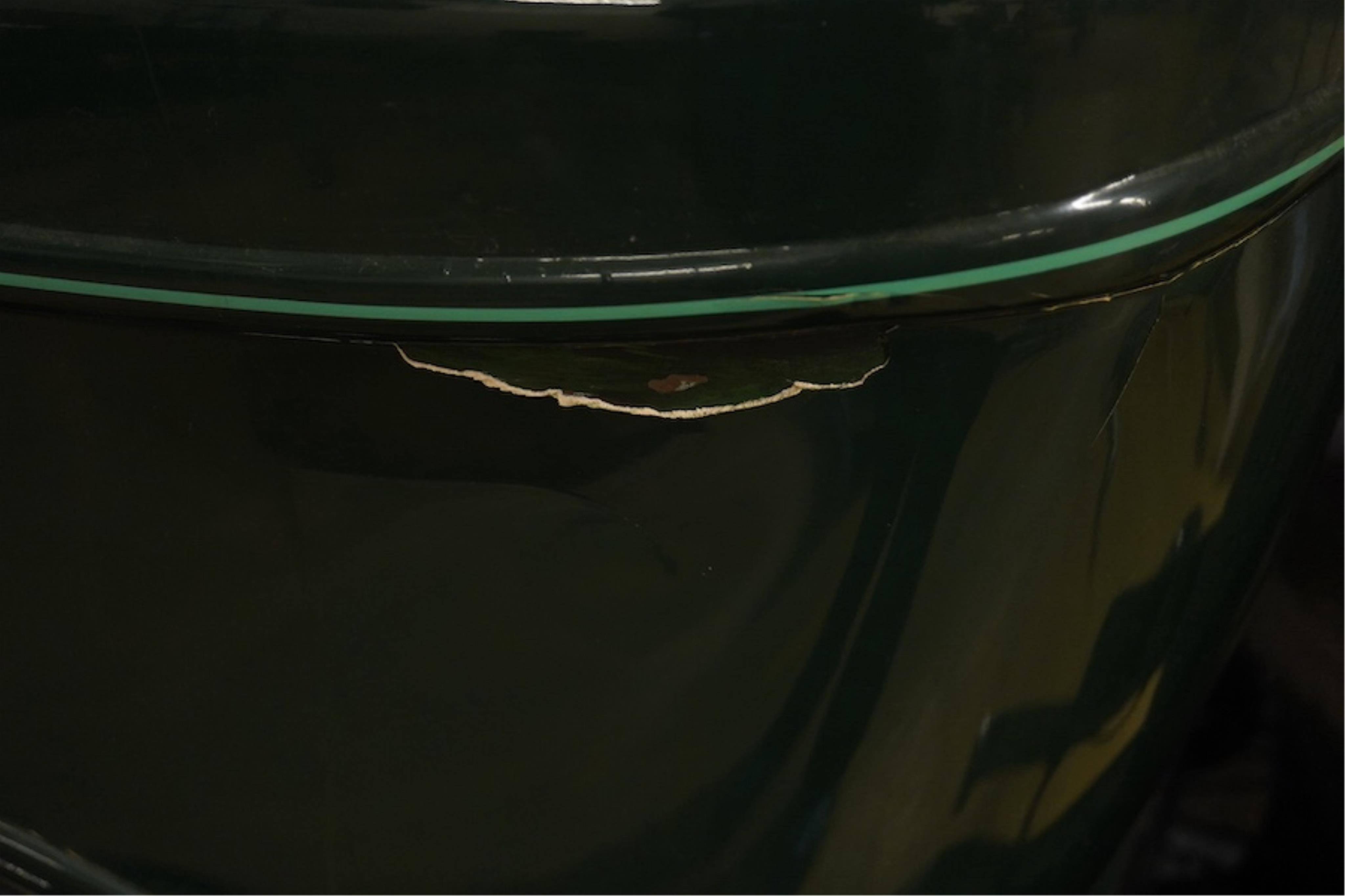 A 1936 Ford Model Y saloon, reg. no. CYM868, 885cc, dark green, odometer showing 93,057 miles. Restored by the late owner, to a very high standard and winner of seven Concours d’Elegance awards